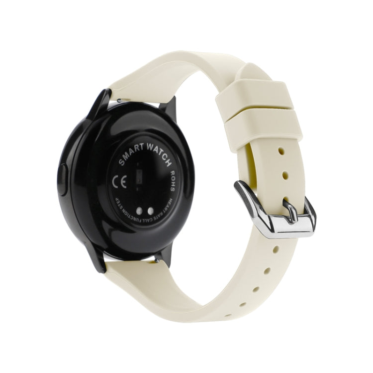 Universal T-buckle Silicone Watch Band, 20mm, 22mm