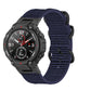 Three-ring Black Buckle Nylon Watch Band, For Amazfit T-Rex / T-Rex Pro / Ares