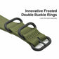Three-ring Black Buckle Nylon Watch Band, For Amazfit T-Rex / T-Rex Pro / Ares