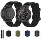 Three-ring Black Buckle Nylon Watch Band, For Amazfit T-Rex / T-Rex Pro / Ares