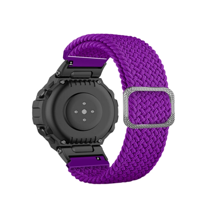 Adjustable Buckle Braided Nylon Watch Band, For Amazfit T-Rex / T-Rex Pro / Ares
