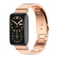 Mijobs Bamboo Stainless Steel Metal Watch Band, For Xiaomi Mi Band 7 Pro