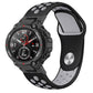 Two-color Holes Reverse Buckle Silicone Watch Band, For Amazfit T-Rex 2
