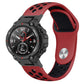 Two-color Holes Reverse Buckle Silicone Watch Band, For Amazfit T-Rex 2