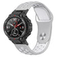 Two-color Holes Reverse Buckle Silicone Watch Band, For Amazfit T-Rex 2