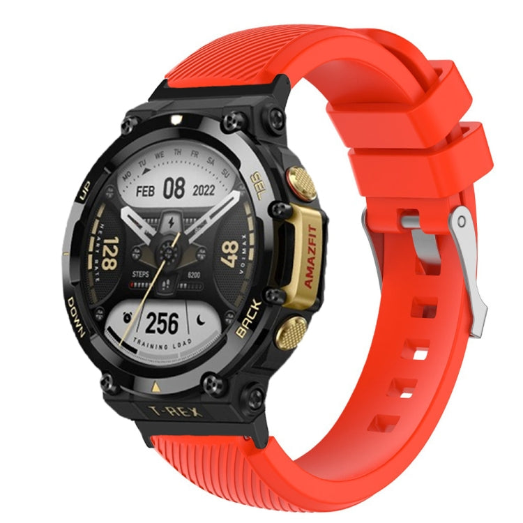 Twill Silicone Watch Band, For Amazfit T-Rex 2