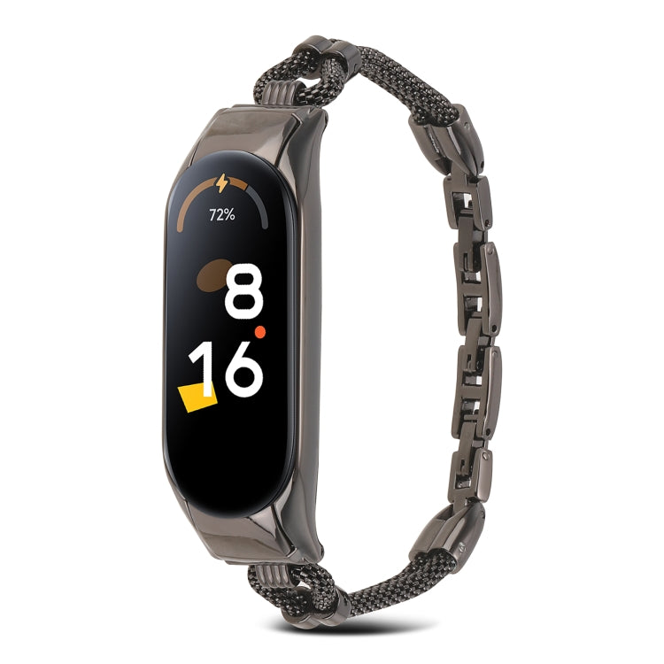 Copper Chain Metal Watch Band Unibody Case, For Xiaomi Mi Band 7 / 6 / 5 / 4 / 3