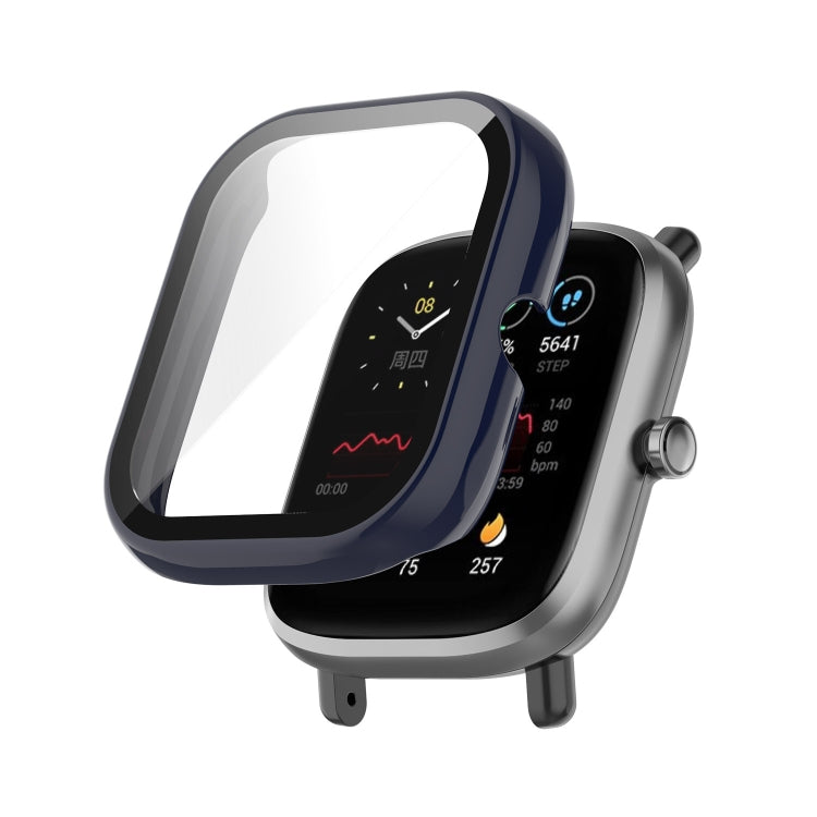 PC + Tempered Glass Integrated Protective Watch Case, For Amazfit Bip U / Bip U Pro / Pop / Pop Pro