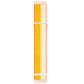 Two-tone orange and cream woven nylon watch band with white buckle tabs