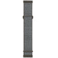 Dark gray nylon rubber watch band with buckle for Fitbit Versa 3