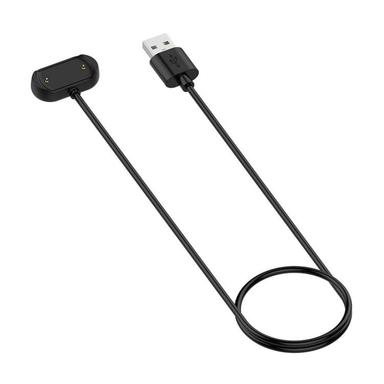 USB-A magnetic charging cable with black cradle dock and connector ends