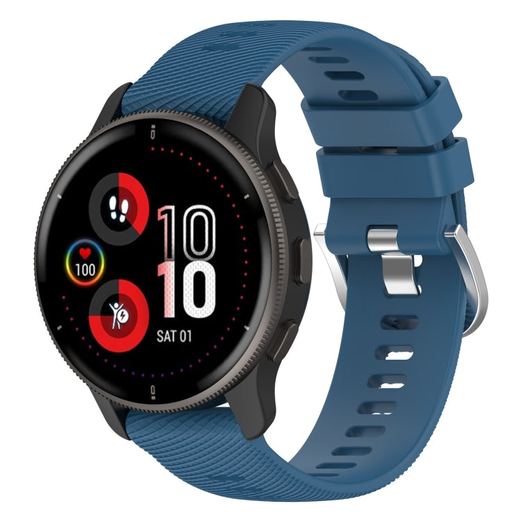 20mm Cross Textured Silicone Watch Band, For Garmin Venu 2Plus