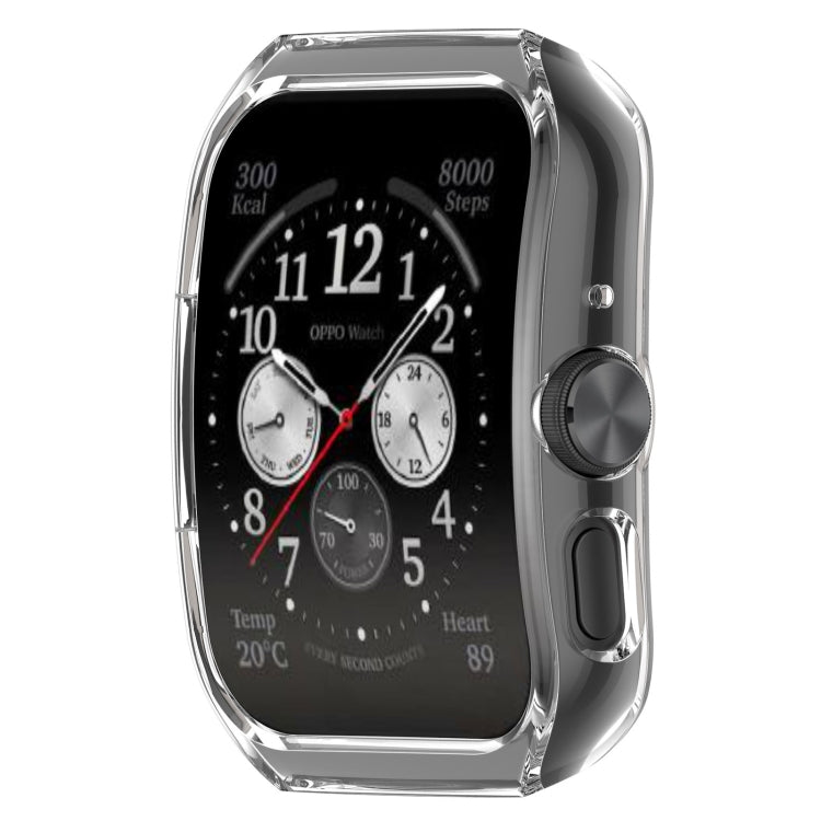 Hydrogel Film PC Hollow Protective Case, For OPPO Watch 4 Pro / 3 Pro