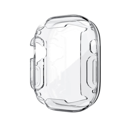 Transparent TPU protective case for Apple Watch 49mm, open design for buttons