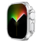 Frosted clear PC case for Apple Watch Ultra 49mm, half-coverage with side button cutouts