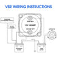 VSR wiring instructions diagram for 12V 140AMP smart battery isolator