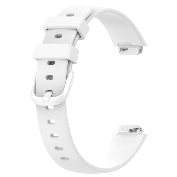 For Fitbit Inspire3 Solid Color Silicone Watch Band, L Size, S Size