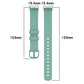 For Fitbit Inspire3 Solid Color Silicone Watch Band, L Size, S Size