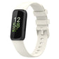 For Fitbit Inspire3 Solid Color Silicone Watch Band, L Size, S Size