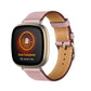 Universal Genuine Leather Watch Band, For Fitbit Versa 4 / Sense 2
