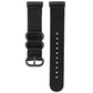 Universal Three-ring Steel Buckle Nylon Watch Band, For Fitbit Versa 4 / Sense 2