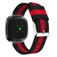 Universal Stripe Nylon Watch Band, For Fitbit Versa 4 / Sense 2