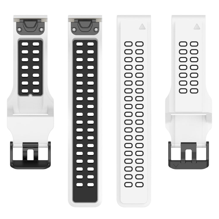 Assorted silicone watch bands with quick-release buckles and double-row vent holes