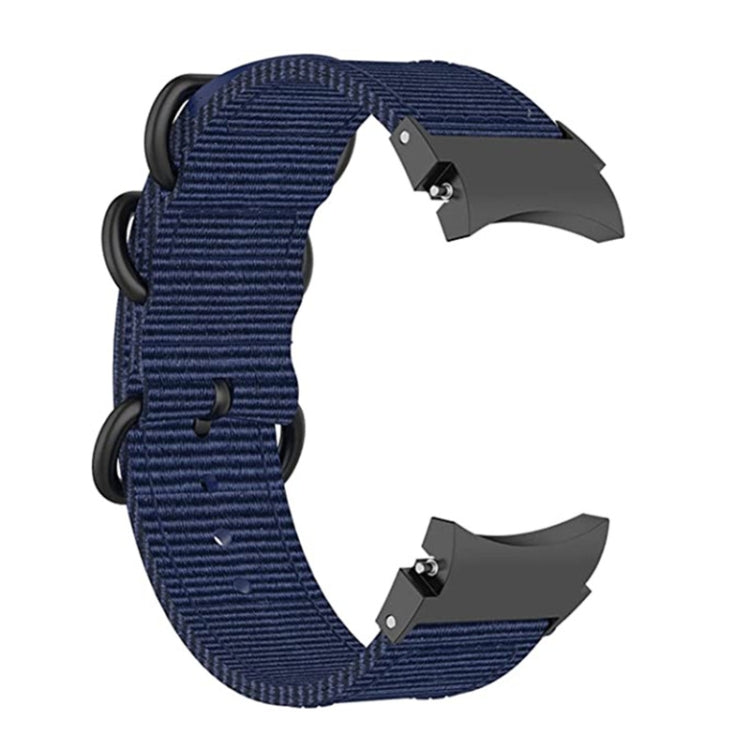 For Samsung Galaxy Watch4 / Watch4 Classic / Watch5 / Watch5 Pro Nylon Three-ring Watch Band