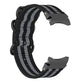 For Samsung Galaxy Watch4 / Watch4 Classic / Watch5 / Watch5 Pro Nylon Three-ring Watch Band