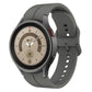 Gray silicone watch band with buckle, for Watch 5 Pro 45mm