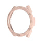 Light pink PC half-cover watch case frame with raised scale markings