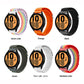 Universal nylon loop watch bands in six colors: seven-color, orange, black, green, starlight, rainbow
