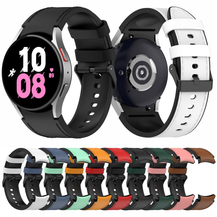 Set of silicone watch bands with buckles in multiple colors for a smartwatch