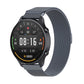 22mm Milan wrist strap watchband, space gray mesh with black watch case