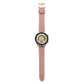 Unusual Fluted Leather Watch Band, 20mm, 22mm