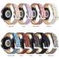 Unusual Fluted Leather Watch Band, 20mm, 22mm