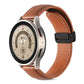 Folding Buckle Genuine Leather Watch Band, 20mm, 22mm