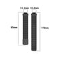 Size L metal mesh watch band dimensions: 95mm and 115mm lengths