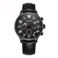 Multifunctional Quartz Men Leather Watch, Ochstin 6050B