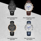 Multifunctional Quartz Men Leather Watch, Ochstin 6050E