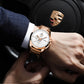 Pilot Series Multifunctional Quartz Steel Band Men Watch, OCHSTIN 6059C
