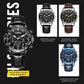 Multifunctional Quartz Waterproof Men Leather Watch, OCHSTIN 6117C