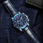 Multifunctional Quartz Waterproof Men Leather Watch, OCHSTIN 6117C