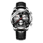 Multifunctional Quartz Waterproof Luminous Men Leather Watch, OCHSTIN 6123C