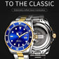 Multifunctional Quartz Waterproof Luminous Steel Strap Men Watch, OCHSTIN 7019E