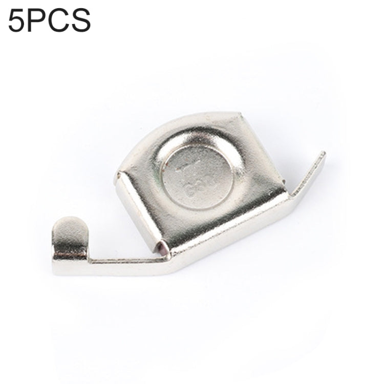 Magnetic seam guide press foot for sewing machine, silver metal body and gray pad