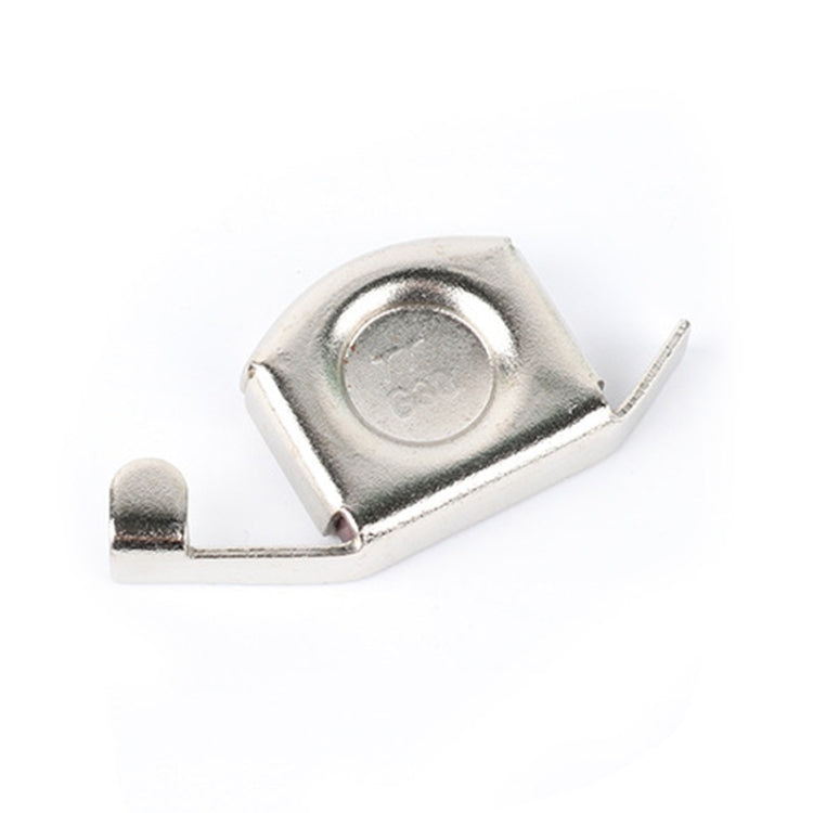 Magnetic seam guide press foot, silver base with gray insert and metal guide arm