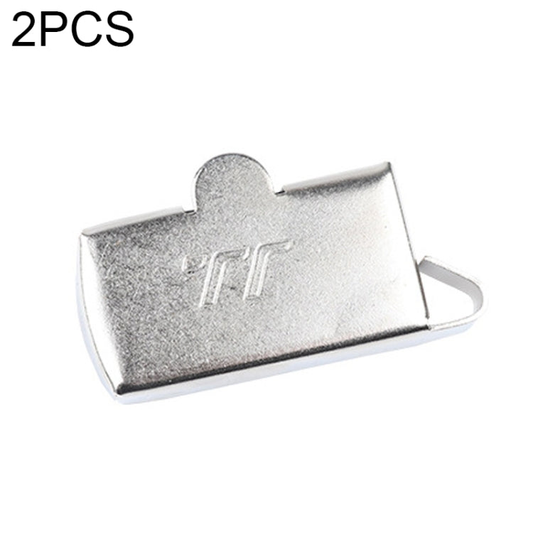 Magnetic seam guide press foot, silver metal base with curved magnetic insert
