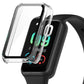 PC + Tempered Glass Integrated Protective Watch Case, For Amazfit Band 7