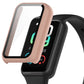 PC + Tempered Glass Integrated Protective Watch Case, For Amazfit Band 7